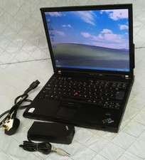 Vintage IBM Lenovo ThinkPad T60 - Intel Dual Core, 2GB, 160GB HD, Windows XP Pro
