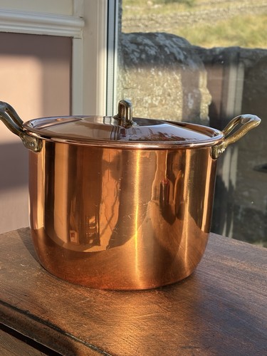 Ruffoni copper stock pot with - pot,