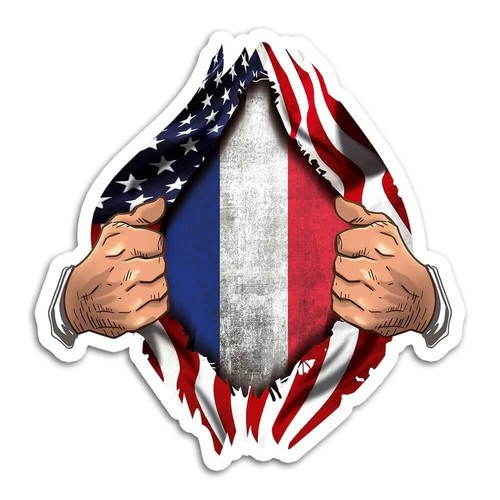 Gift sticker france flag - :,