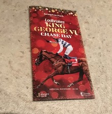 KEMPTON KING GEORGE RACE CARD