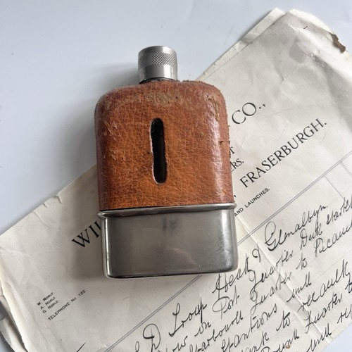 Vintage leather and silver - and,