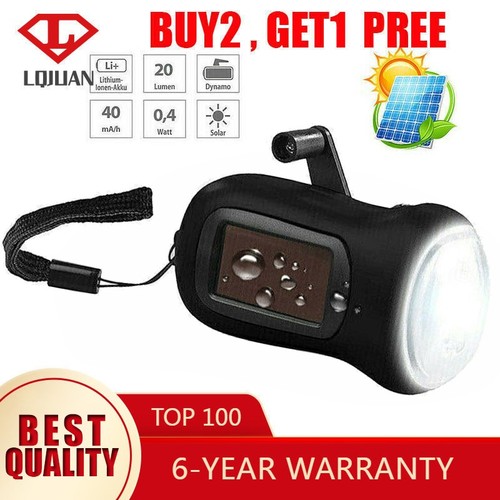 Outdoor hand crank torch solar - crank,