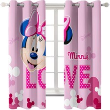 Curtain Eyelet Blackout Opaque Bedroom/Living Room/Door Mickey Mouse Donald Duck