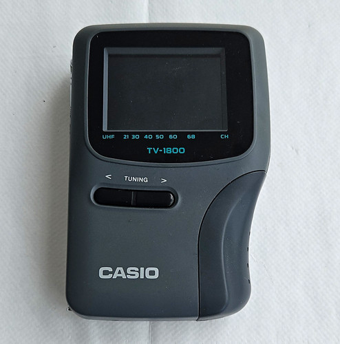 Casio 1800d portable - casio, tv-1800d