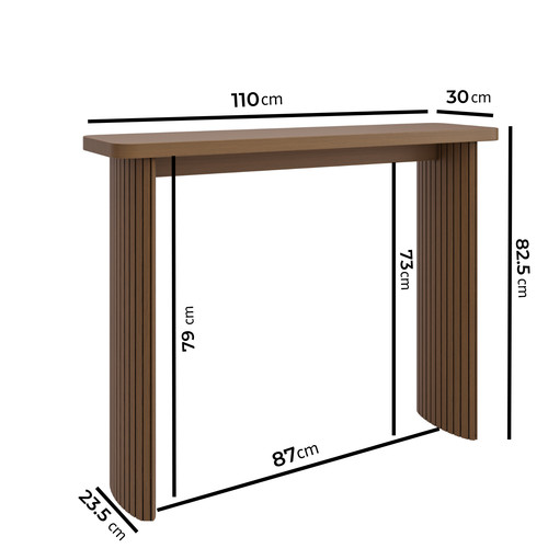 Slim narrow walnut - slim,