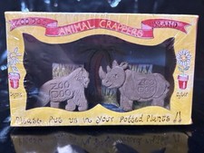 Dung ANIMAL CRAPPERS Crackers Zoo Doo Compost Company Rhino & Gorilla