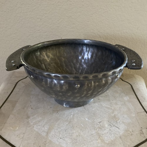 Vintage mcm pewter norway bowl - mcm,