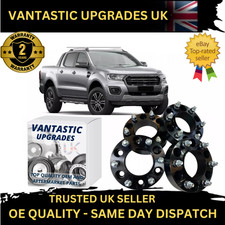 FOR FORD RANGER 38MM ALUMINIUM BLACK HUBCENTRIC SPACER SET 6x139.7MM 4X SPACERS