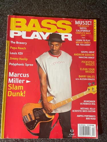 Bass player marcus miller - player, apr