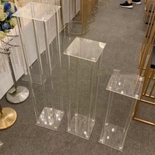 Clear Acrylic Plinth Pedestal