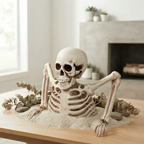 Life sized skeleton - life-sized, hand