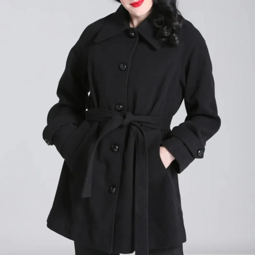 Hell bunny juliette coat - hell,