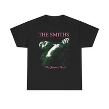 The #Smiths Black Short Sleeve Cotton T-shirt Unisex S-5XL