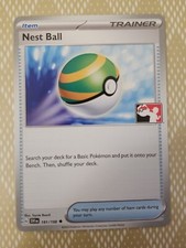 Nest Ball Pokemon Prize Pack Series 3  Promo Pokemon Card NM/LP Play Stamp