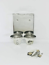 WALL MOUNT DOUBLE DISPENSER CHROME HOLDER 300Ml for Molton Brown Bottles