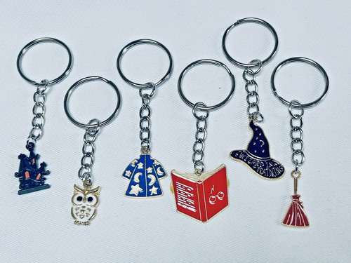 Harry potter theme keyrings - 6,