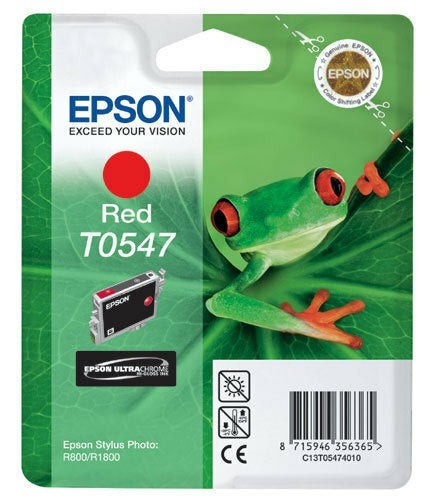 Genuine epson t0547 frog - epson, red