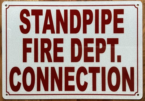 Standpipe fire dept connection - standpipe,