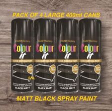 PACK OF 4 LARGE 400ml MATT