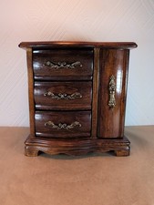 vintage wooden jewelry box