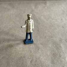 Vintage 1930s-1950s metal toy Milkman  figure by Charbens Toys No.25.