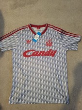 Rush Retro Liverpool Away Shirt Size Large