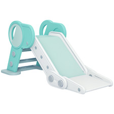 AIYAPLAY Foldable Kids Slide, Baby Slide for 1.5-3 Years, Green