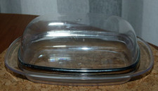 Clear Plastic Butter Dish