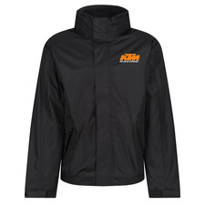 KTM MOTOGP MOTORCYCLE RACING TEAM WATERPROOF INSULATED JACKET BLACK UP TO 5XL