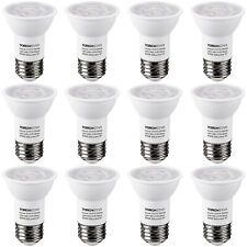 12-Pack PAR16 LED Spotlight Bulb, Dimmable 6.5W=50W Track Light Bulbs 5000K