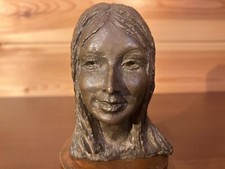 Bronzed Spelter Bust of a