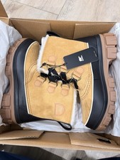 Sorel Tivoli V WP Boots Womens Sz 8 Curry/Black Waterproof Insulated NL5113-373