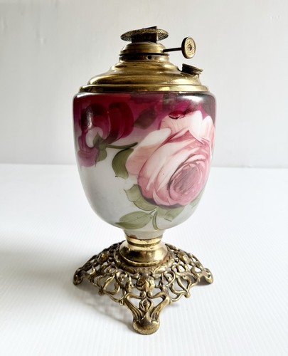 Antique gwtw parlor oil - oil, lamp