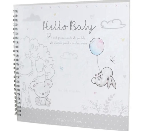 Hello baby milestone journal - hello,