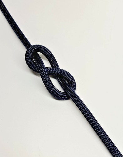 Navy polyester braid - polyester,