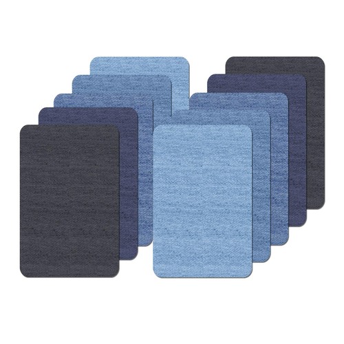 10pcs denim patches for jeans - denim,