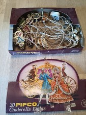 Pifco Vintage Cinderella Christmas Lights Set 20 Pieces, 10 Coaches 10 Lanterns