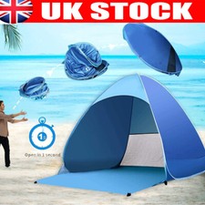 Pop Up Beach Tent Automatic WaterProof UV50+ Protection Sun Shelter 2-3 Man
