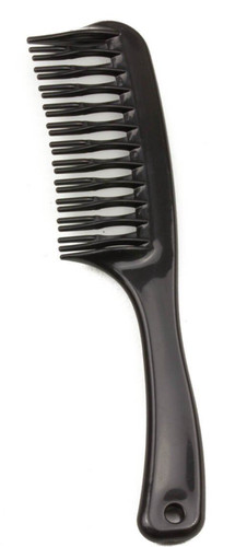 Long black double - black, tooth