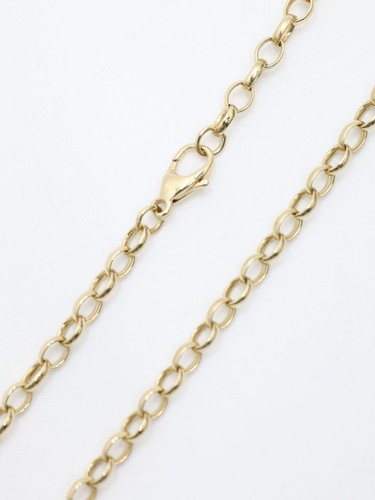 Gold belcher cable chain - gold,