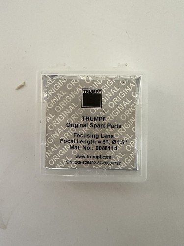 Trumpf focusing lens - focusing,