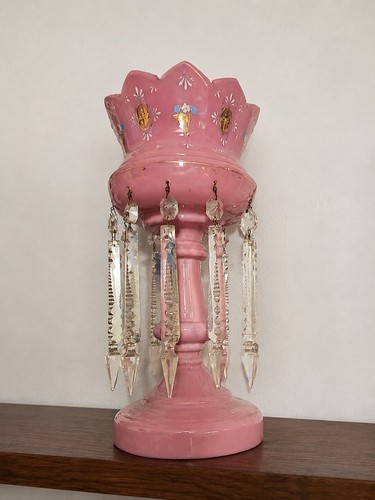 Victorian pink opaline - opaline, glass