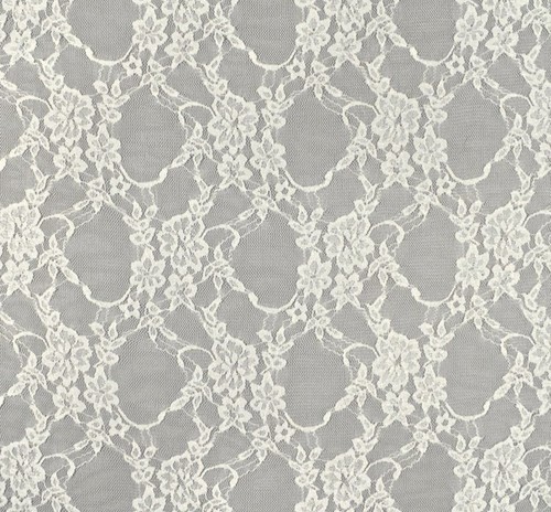 Ivory vintage stretch floral - ivory,