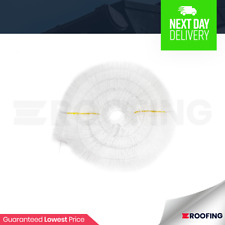 Genuine Hedgehog Gutter Brush Leaf Guard Pack 100mm x 4m | Gutterbrush | WHITE