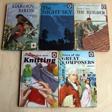 5× Ladybird Books (non-fiction matt covers) Robert Ayton Martin Aitchinson et al