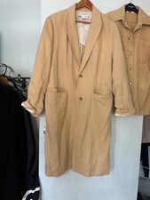 ZARA  Linen Duster coat  fit 14/16  M-L Light Beige