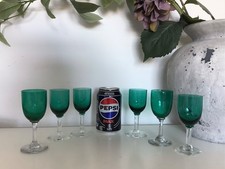 6 Antique Hand Blown Bristol