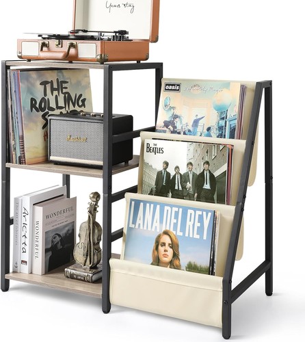 Bikoney record player stand - record,