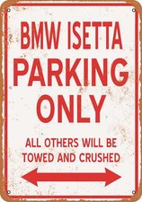 METAL SIGN - BMW ISETTA