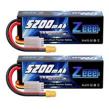 2x Zeee 3S 11.1V 5200mAh Lipo Battery 80C XT60  for RC Car Truck Boats Airplane
